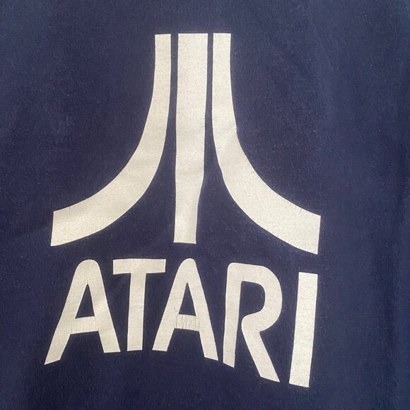 VINTAGE 90S ATARI VIDEO GAME LOGO T-SHIRT SIZE MEDIUM - Picture 3 of 8